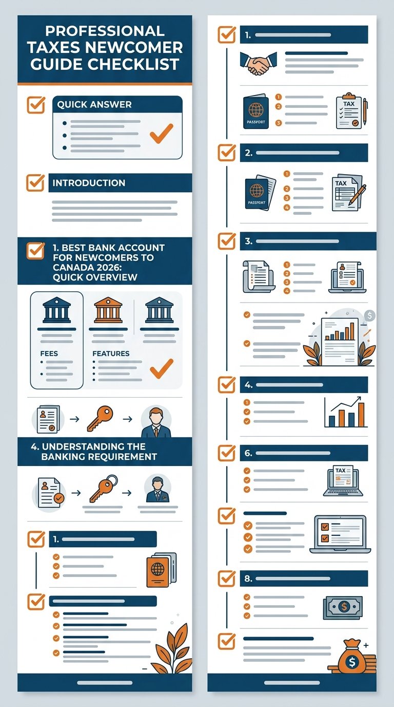Step-by-step checklist: taxes guide for canada newcomers