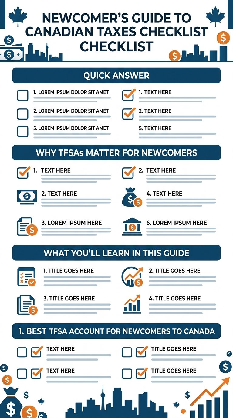 Step-by-step checklist: taxes guide for canada newcomers