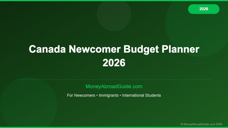 Canada Newcomer Budget Planner 2026 for Immigrants & Expats — newcomer financial guidance