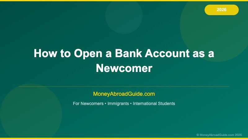 How to Open a Bank Account as a Newcomer in the USA (2026 Complete Guide) — newcomer financial guidance