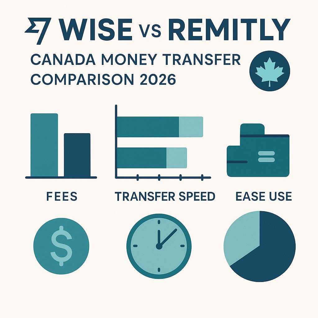Wise vs Remitly Canada 2026 comparison β side by side overview of fees, transfer speed, and best use cases for Canadian residents