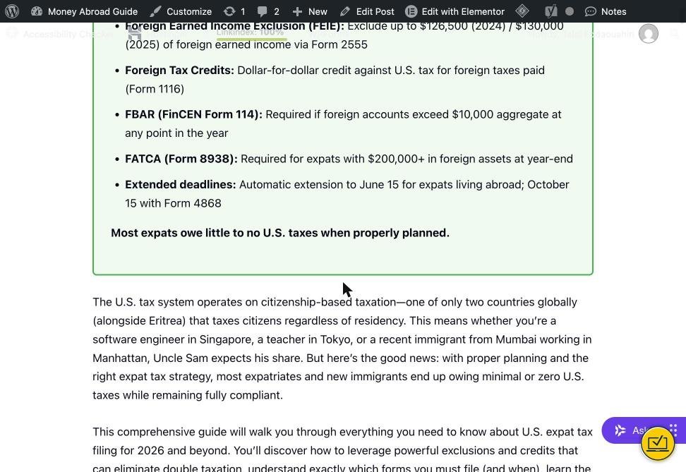 US expat tax filing deadline timeline 2026 — April 15, June 15, October 15 key dates