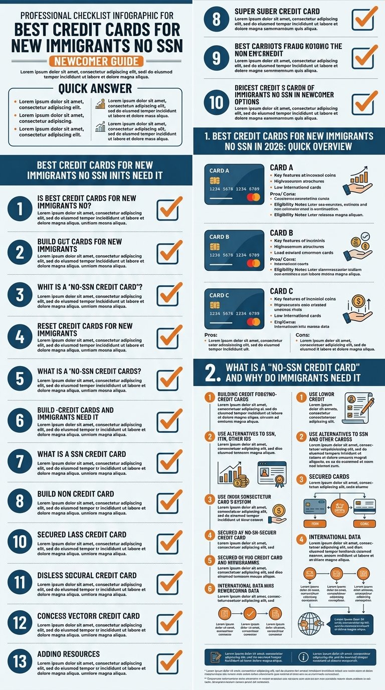 Step-by-step checklist: best credit cards for new immigrants no ssn guide for usa newcomers