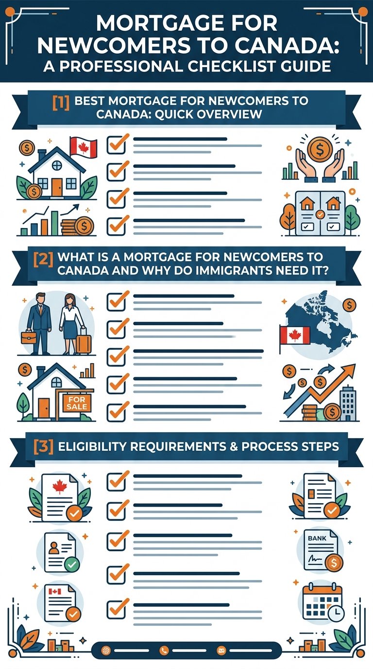 Step-by-step checklist: mortgage for newcomers to canada guide for canada newcomers