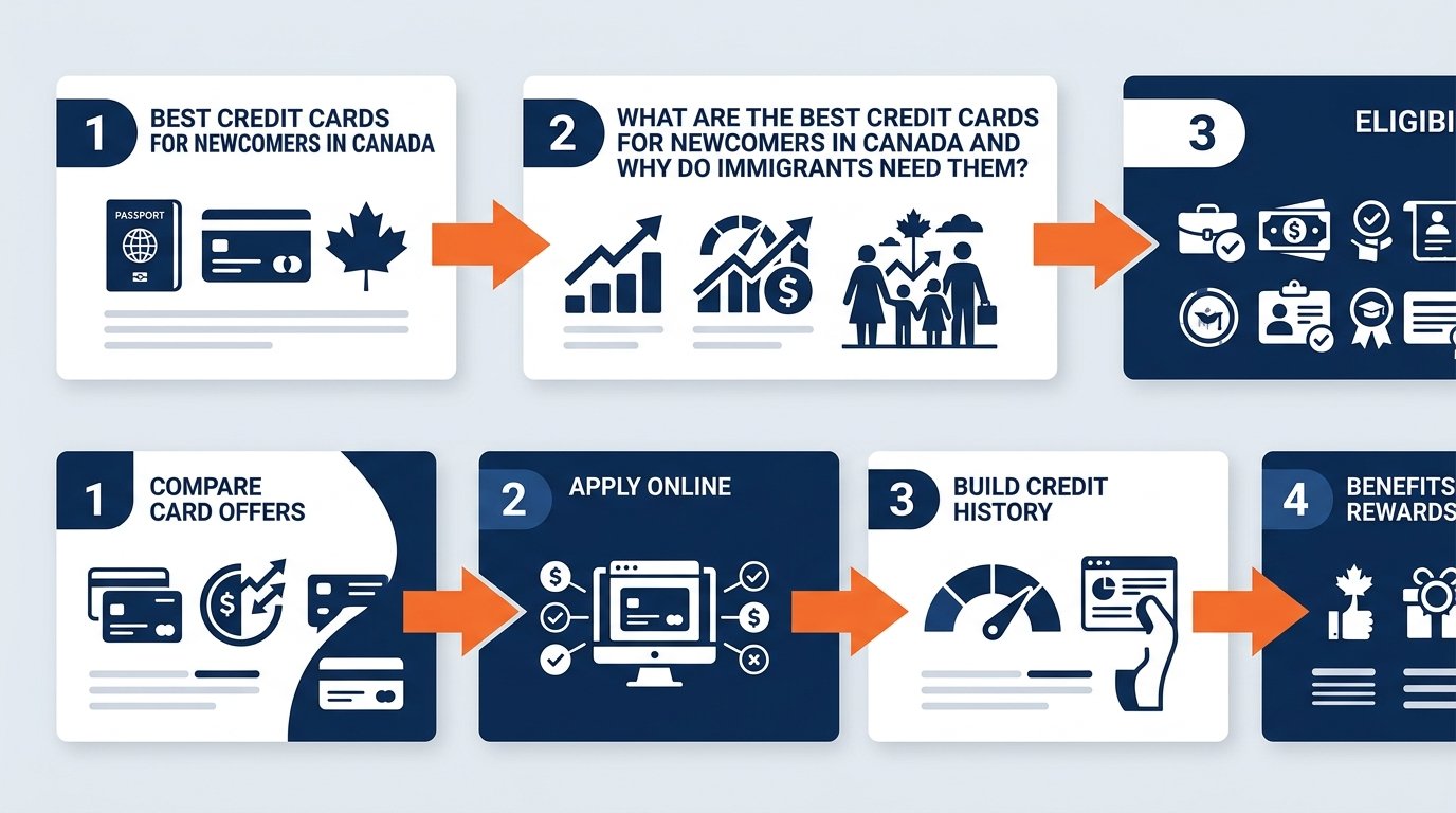 How to best credit cards for newcomers in canada: step-by-step process for newcomers