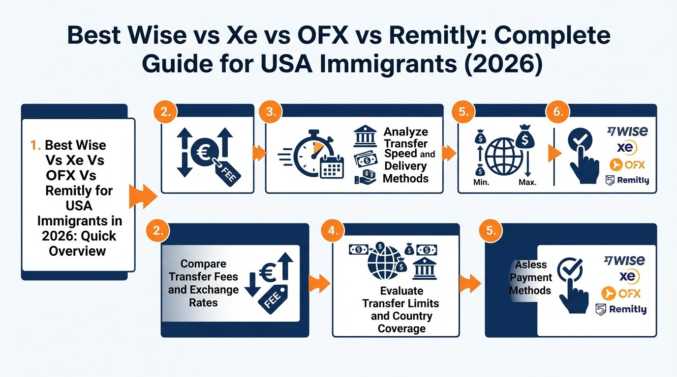How to wise vs xe vs ofx vs remitly: step-by-step process for newcomers