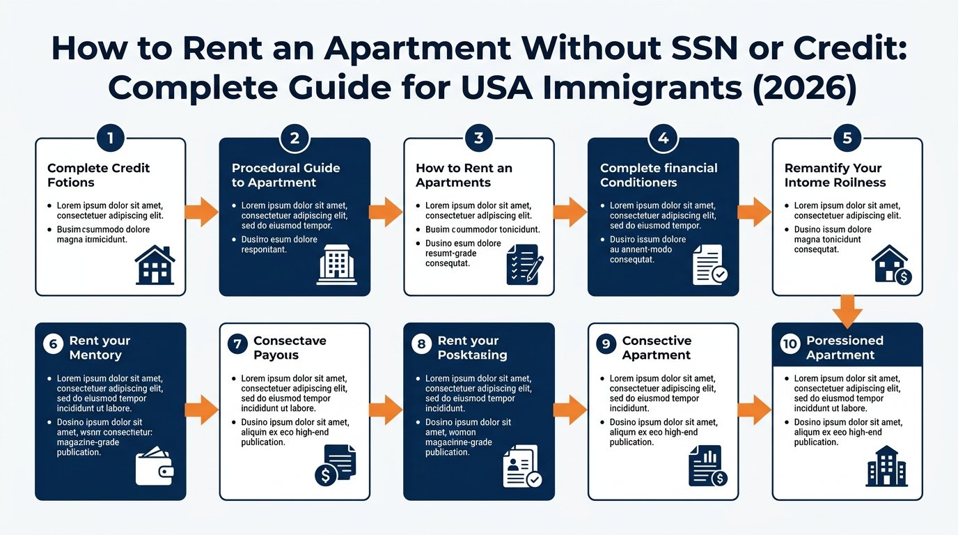 How to how to rent an apartment without ssn or credit: step-by-step process for newcomers