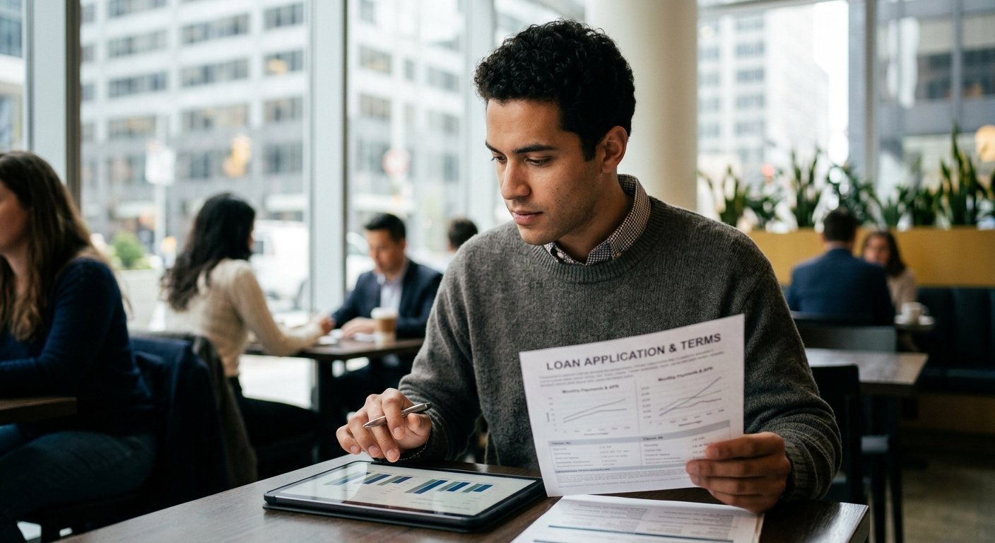 Payday loans vs credit builder loans -- lifestyle photo for USA newcomers