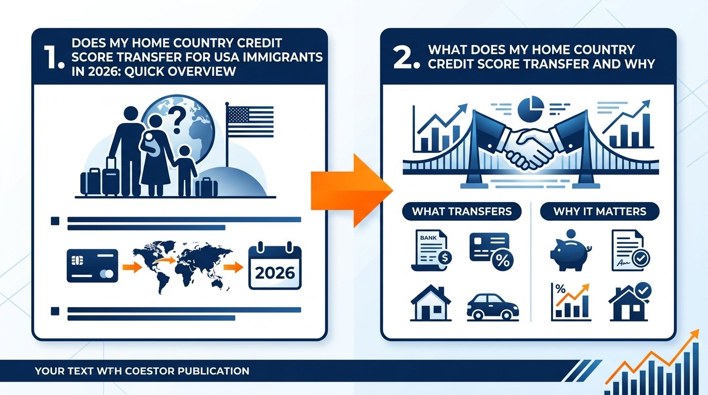 Does my home country credit score transfer -- process diagram for newcomers